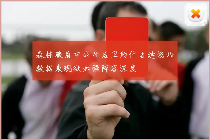 森林狼看中公牛后卫约什吉迪场均数据表现欲加强阵容深度